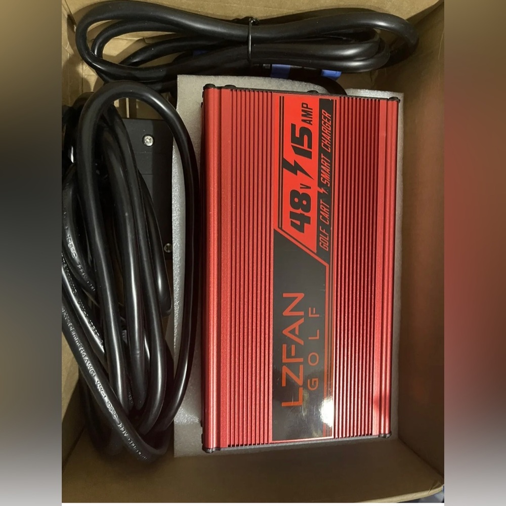 48 Volt 15 AMP For EZGO RXV & TXT Battery Charger Smart Rapid Golf Cart